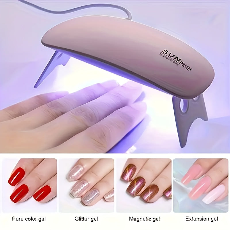 UV Led Lamp For Nails 6W Nail Lamp Light With Timer Mini Premium Quality