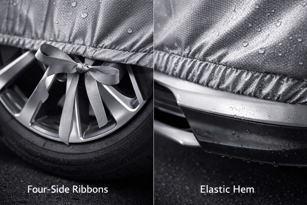 Toyota Corolla (2006–2023) Silver Parachute Car Top Cover – Waterproof, Dustproof, Heat Resistant Full Body Protection