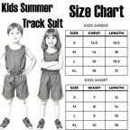 Kids Sando and Shorts Track Suit 2 Pcs Set -small to xl