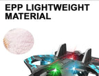 Premium RC Fighter Jet Plane – 2.4G Remote Control Foam Airplane Toy with Lights