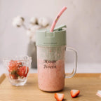 Professional Mini Juicer – Portable Blender &amp; Smoothie Maker with Built-In Straw