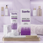Sanfe Instant Tan And Dead Skin Removal Exfoliating Gel Detan Brightening 100ml