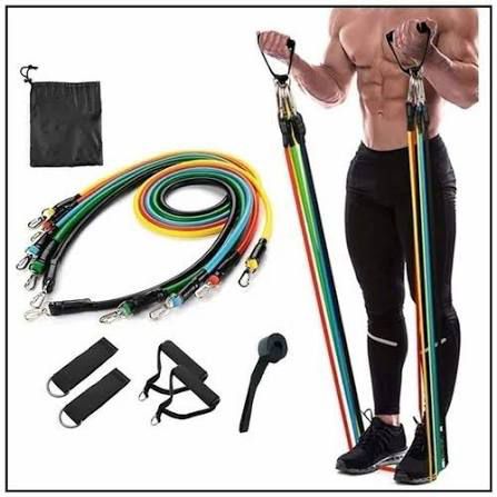 Resistance Bands Set | 11pcs Latex Pull Rope