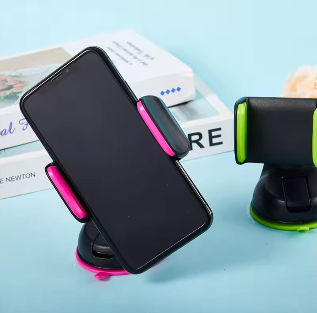 360° Rotation Universal Car Phone Holder – Dashboard &amp; Windscreen
