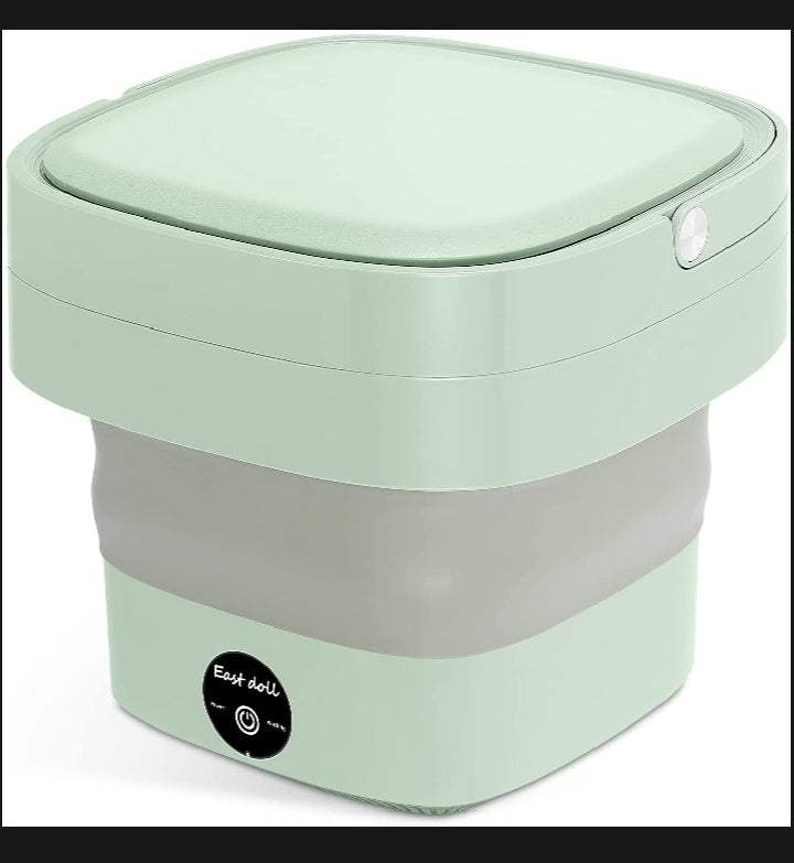 Foldable Mini Washing Machine – Portable Collapsible Washer for Travel