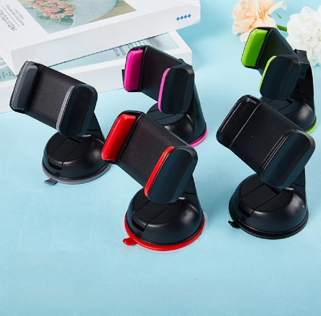 360° Rotation Universal Car Phone Holder – Dashboard &amp; Windscreen