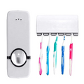 Automatic Toothpaste Dispenser With Toothbrush Holder Easy Use Bathroom Accessory