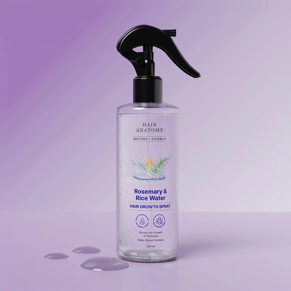 Anatomy Rosemary Water Spray for Hair Growth & Thickness with Rice Water – 200ml