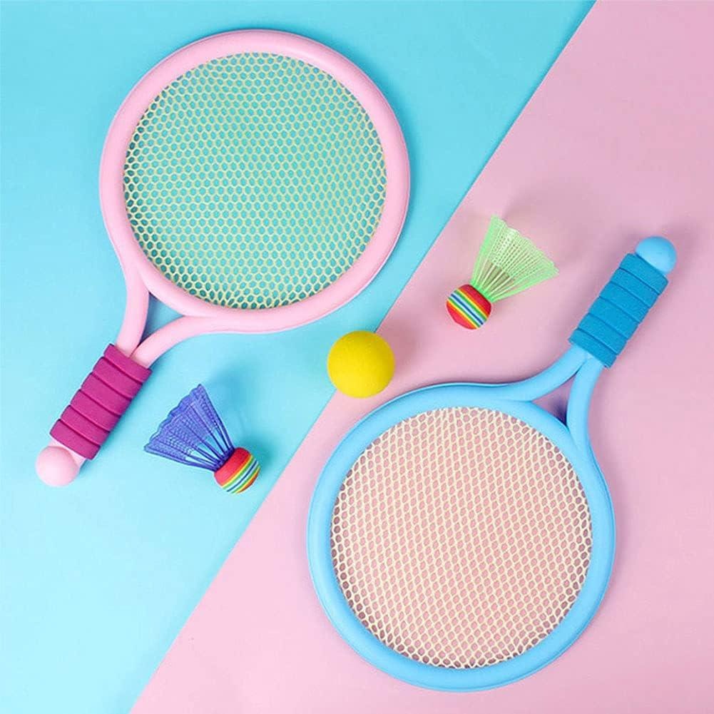 Kids Badminton &amp; Tennis Racket Set – Easy-To-Handle Outdoor Sports Toy