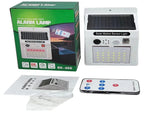 Alarm Sound Security Solar Lamp with Motion Detector & Remote Control – S