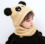 KIDS WOOL CAP Cartoon Panda Baby(random color)