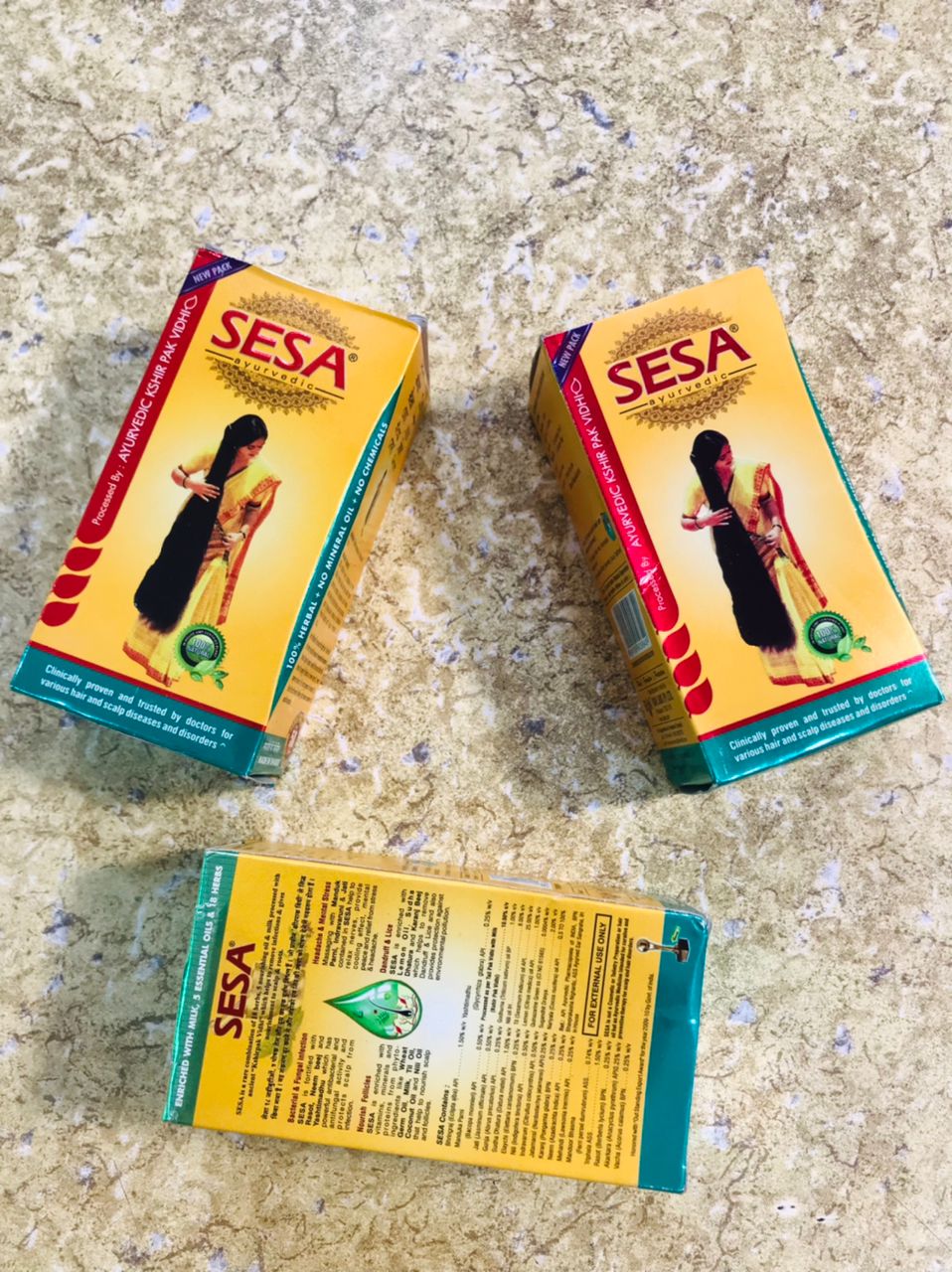 SESA Hair Oil 100ml – Anti Dandruff & Lice | For Hair Growth, Scalp Infection & Stress Relief | Made in India