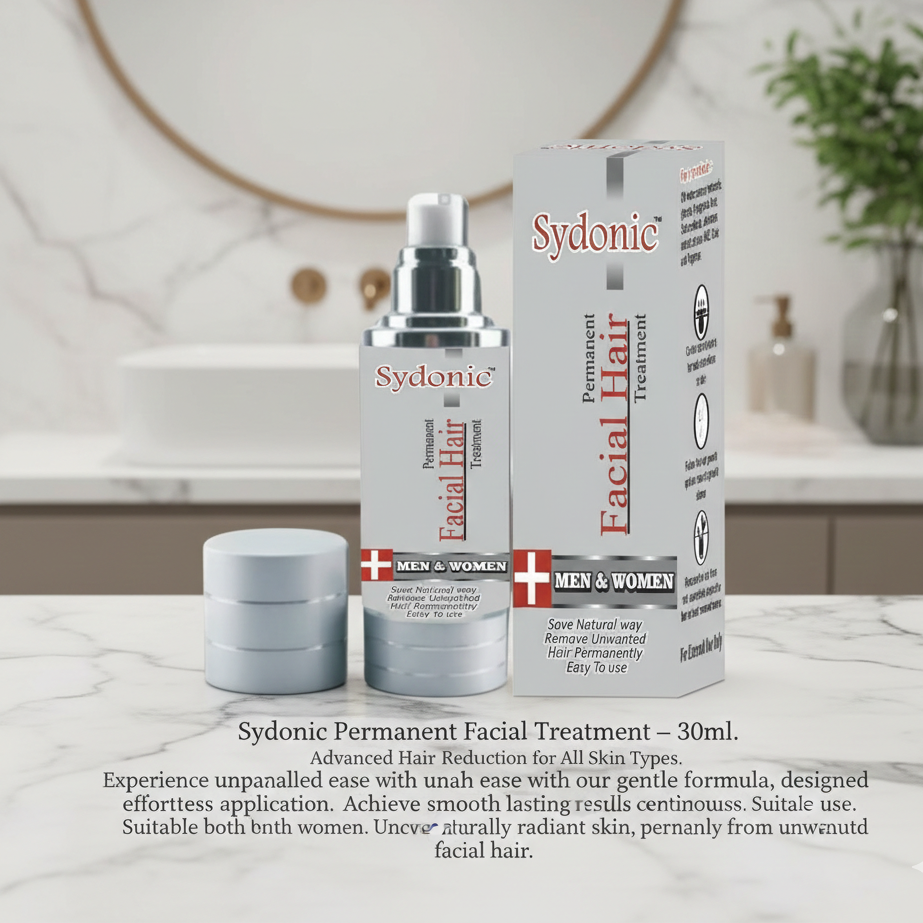 Sydonic Permanent Facial Hair Treatment – 30ml