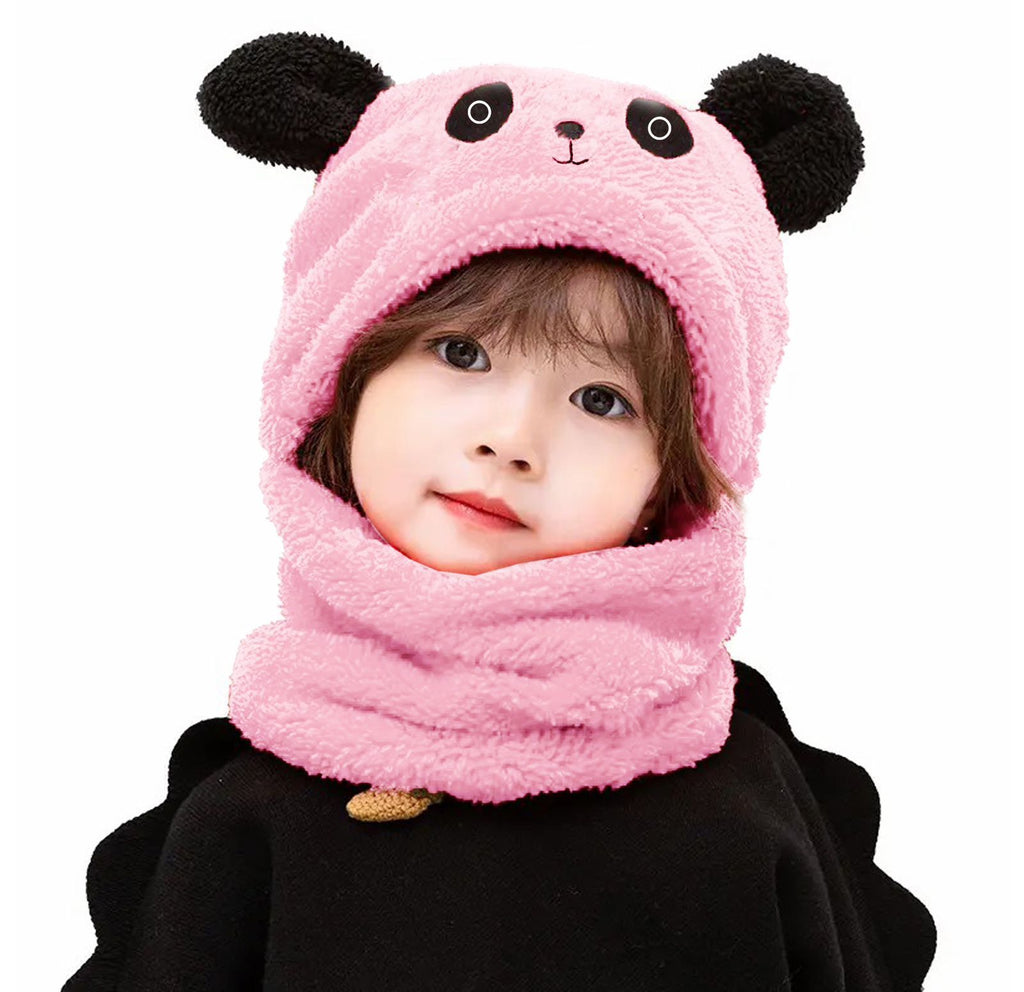 KIDS WOOL CAP Cartoon Panda Baby(random color)