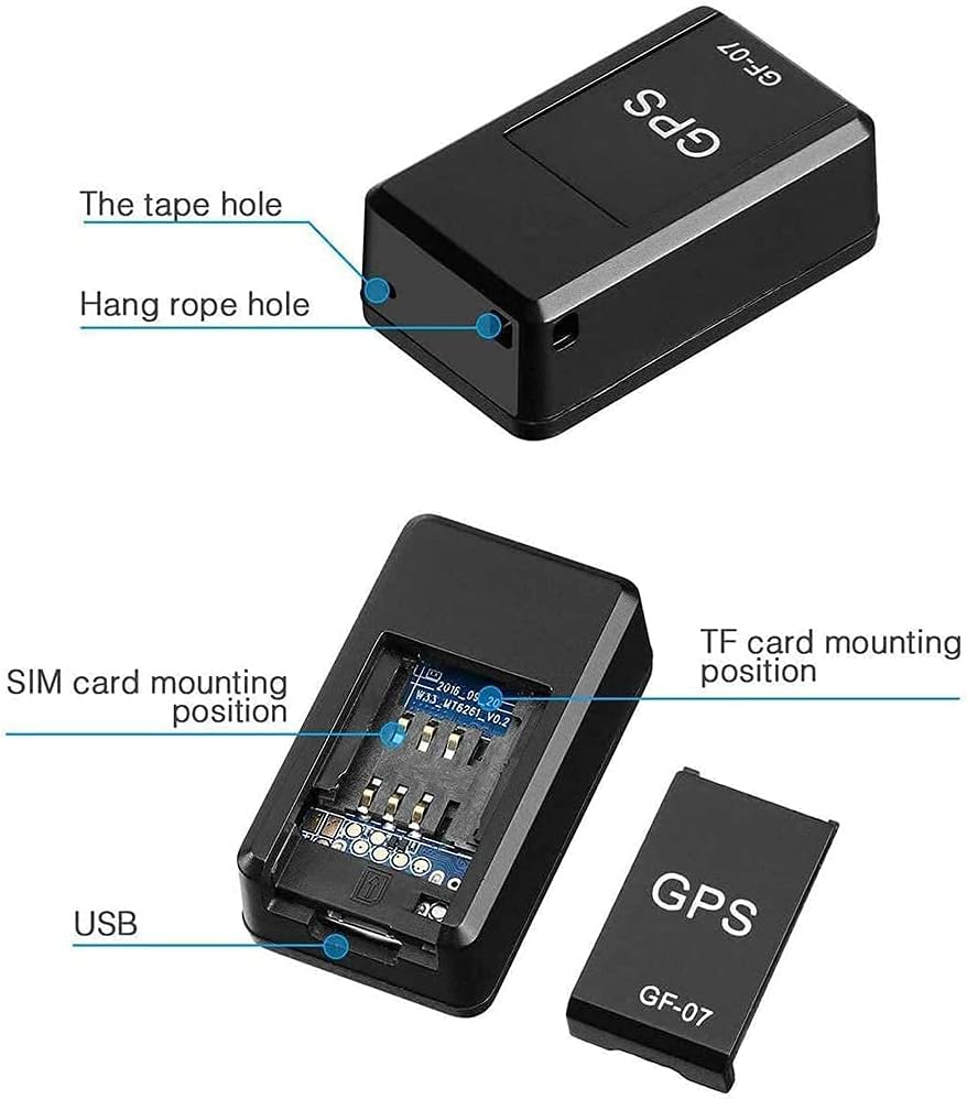 GPS Tracker With Box GF-07 | Rechargeable Car Bike Tracker