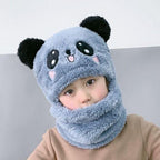 KIDS WOOL CAP Cartoon Panda Baby(random color)