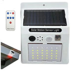 Alarm Sound Security Solar Lamp with Motion Detector & Remote Control – S