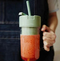 Professional Mini Juicer – Portable Blender &amp; Smoothie Maker with Built-In Straw