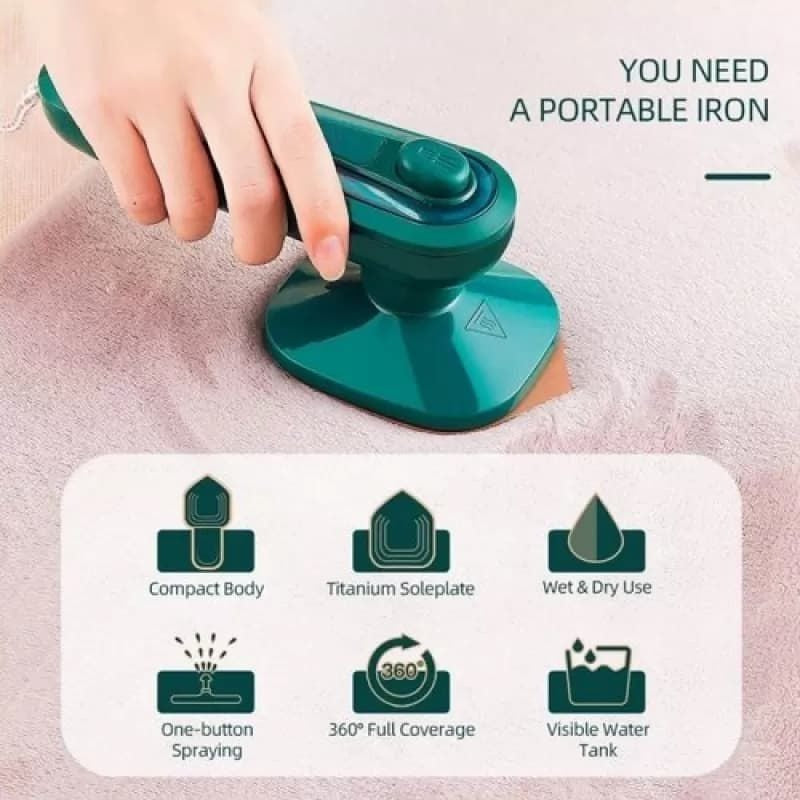 Steam Iron Powerful Performance Smooth Glide