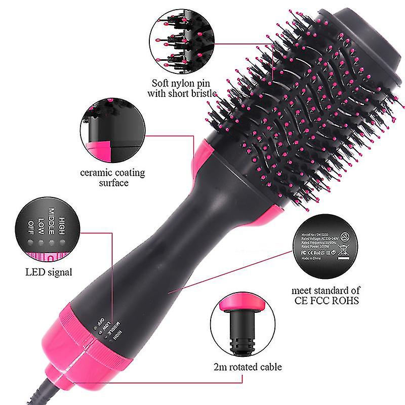 One Step Hair Brush And Dryer | Hair Volumizer Styler Comb 1000W Hair Straightener Curler Roller |