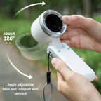 Handheld Folding Turbo Fan With 5 Speed Adjustment Portable cooling Device