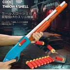 Soft Dart Shell Ejecting Shotgun Toy | Stylish Plastic Blaster