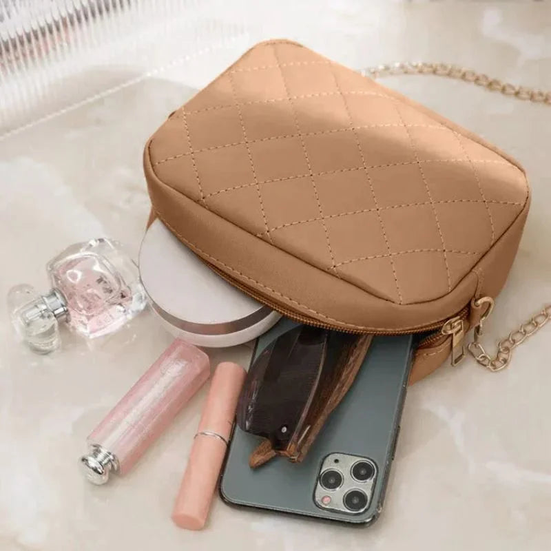 Aura Cream Leather Handbag for Girls & Women | Stylish Shoulder