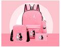 4-Piece School Bag Set/ backpack Children School Bags For Girls Boys