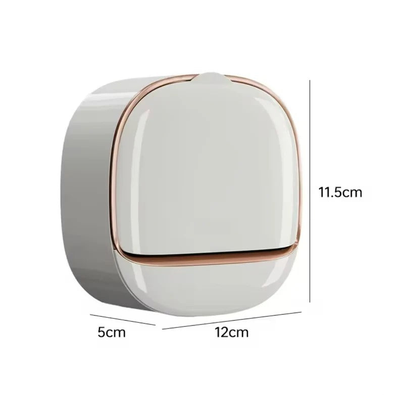 Wall Mounted Soap Holder with Drain Tray – Wateproof