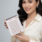 Pre-Glued Wispy Eyelash Clusters – DIY Eyelash Extension Box, Brown Fiber Lashes