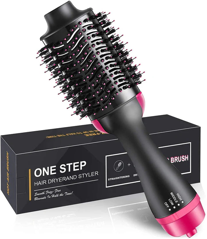One Step Hair Brush And Dryer | Hair Volumizer Styler Comb 1000W Hair Straightener Curler Roller |