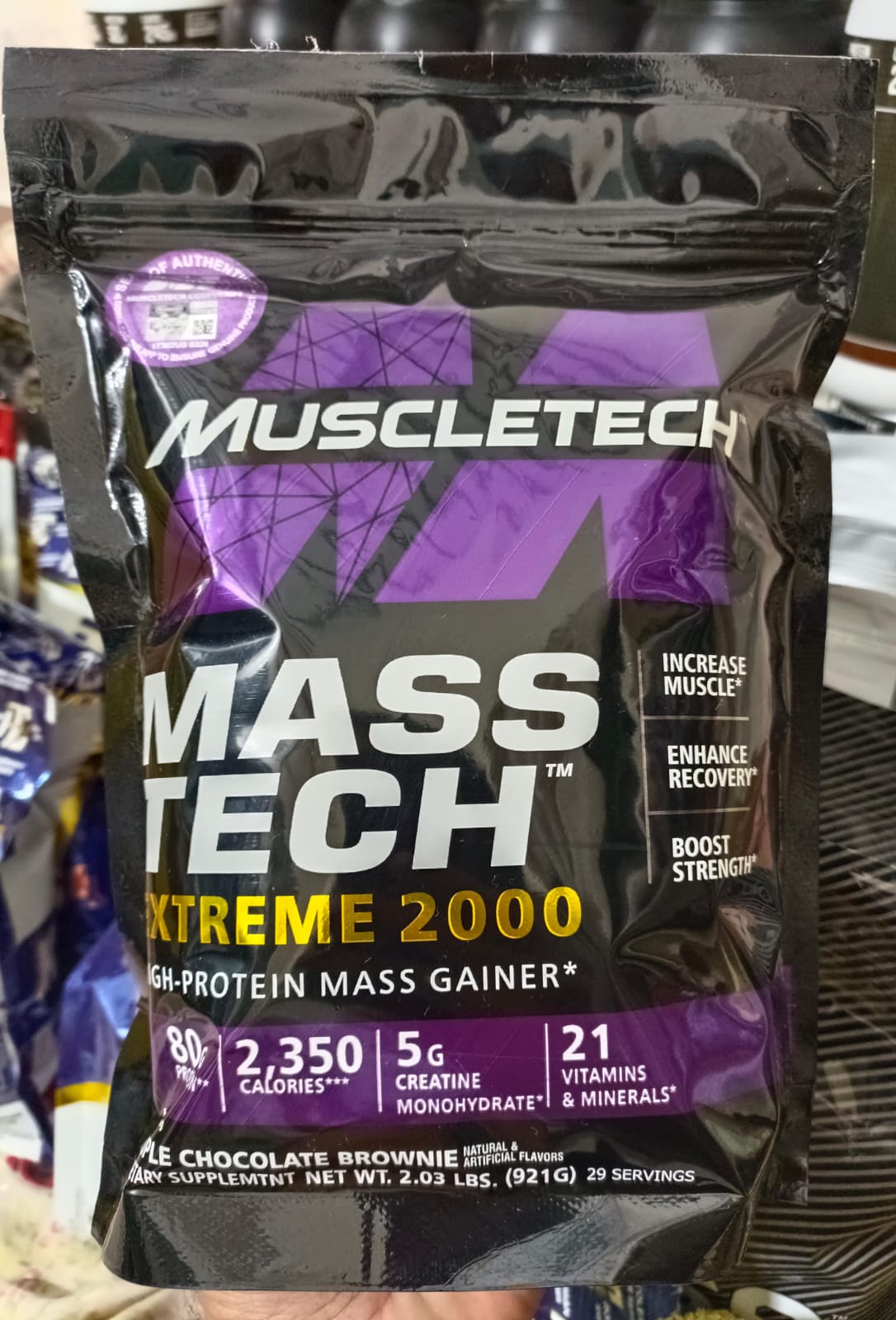 MuscleTech Mass-Tech Extreme 2000 – High-Protein Mass Gainer