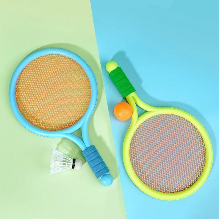 Kids Badminton &amp; Tennis Racket Set – Easy-To-Handle Outdoor Sports Toy