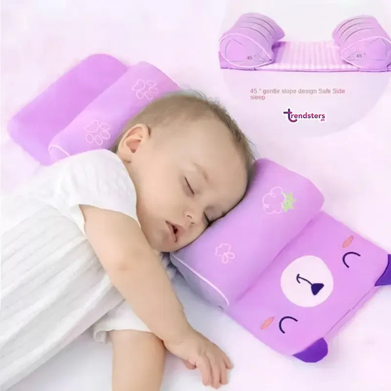 Adjustable Baby Sleeping Support Pillow Anti Roll Cushion And Neck Protection Infant Sleep
