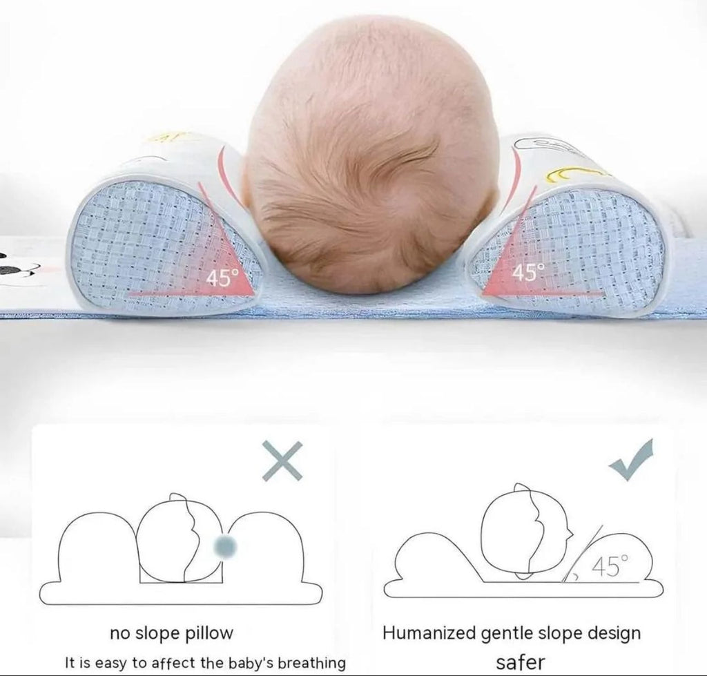 Adjustable Baby Sleeping Support Pillow Anti Roll Cushion And Neck Protection Infant Sleep