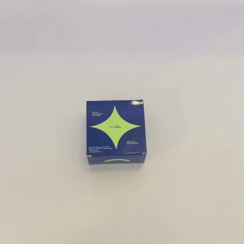 Mad Dental Care Teeth Whitening Powder | Dentist Approved Enamel-Safe Natural Formula